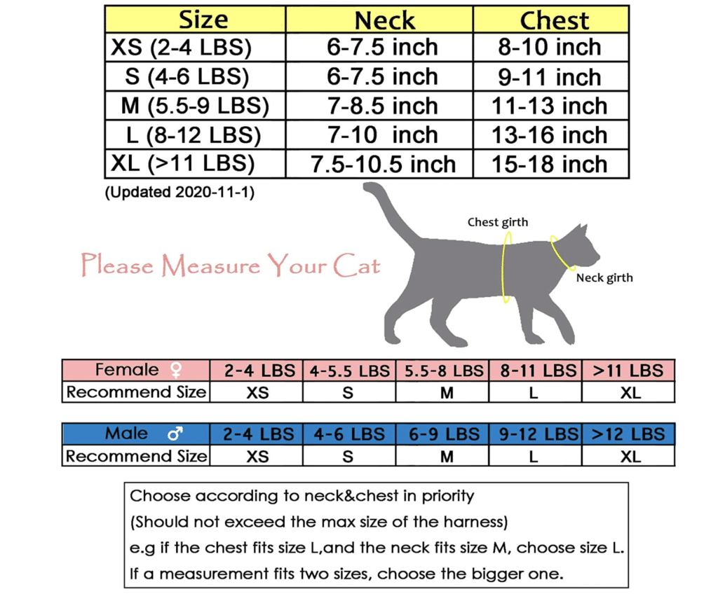 how-to-measure-for-cat-harness ⋆ Sassy Koonz Maine Coon Cattery