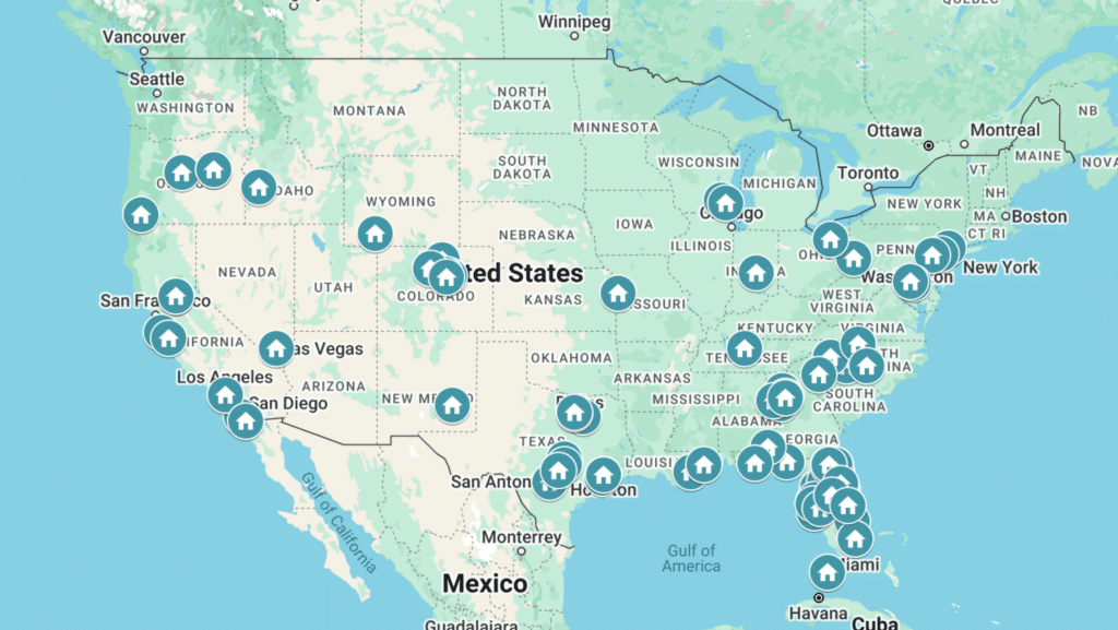 map showing where sassy koonz kittens live now ⋆ Sassy Koonz Maine Coon Cattery map showing where sassy koonz kittens live now