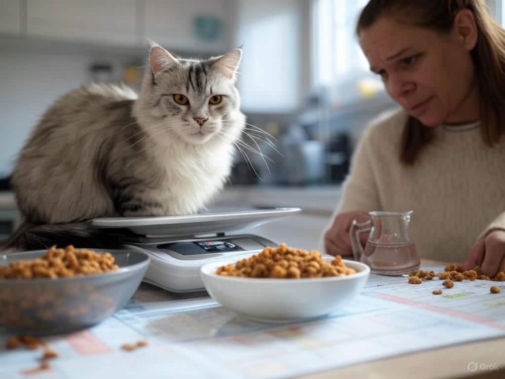 maine-coon-on-scale ⋆ Sassy Koonz Maine Coon Cattery maine coon on scale while owner measure food